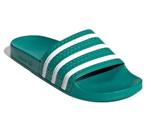 groen wit adidas slippers|adidas club slippers.